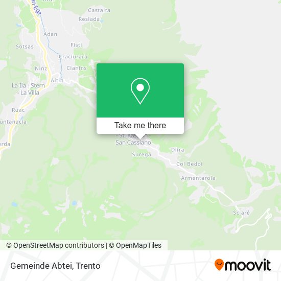Gemeinde Abtei map