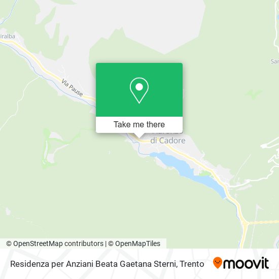 Residenza per Anziani Beata Gaetana Sterni map