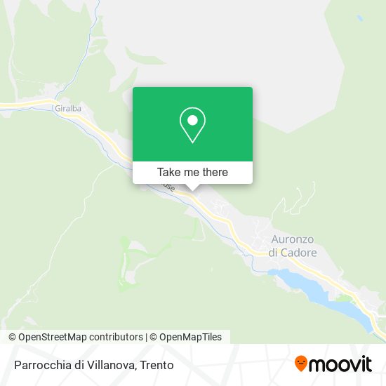 Parrocchia di Villanova map