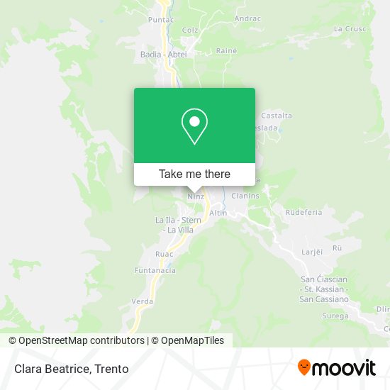 Clara Beatrice map
