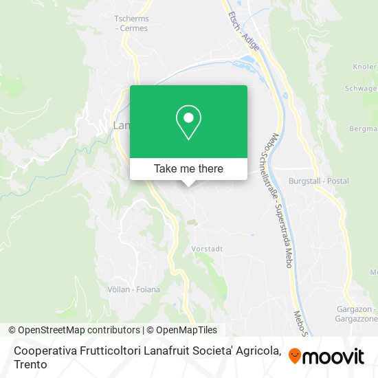 Cooperativa Frutticoltori Lanafruit Societa' Agricola map