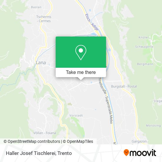 Haller Josef Tischlerei map