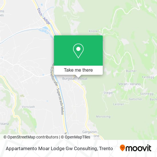 Appartamento Moar Lodge Gw Consulting map