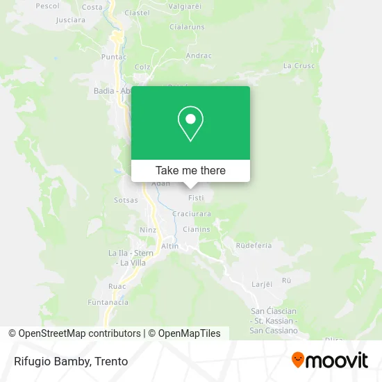 Bamby Refuge map