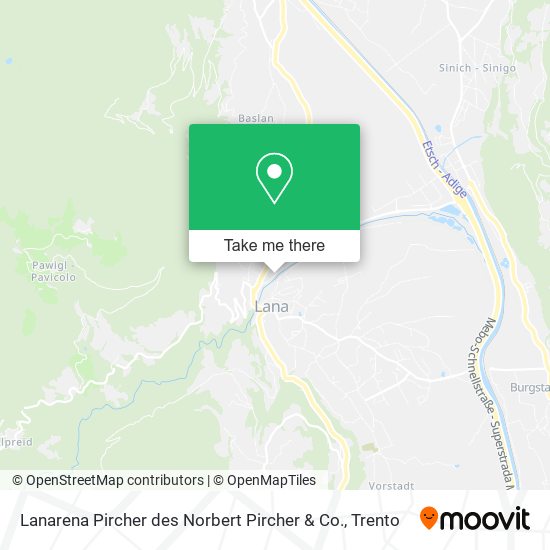 Lanarena Pircher des Norbert Pircher & Co. map