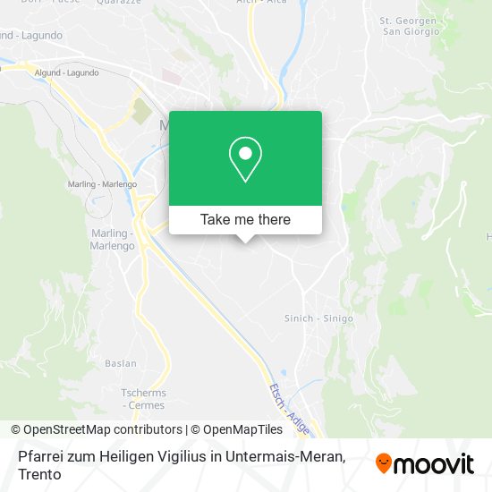 Pfarrei zum Heiligen Vigilius in Untermais-Meran map