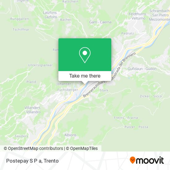 Postepay S P a map