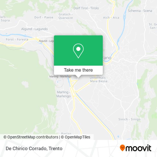 De Chirico Corrado map