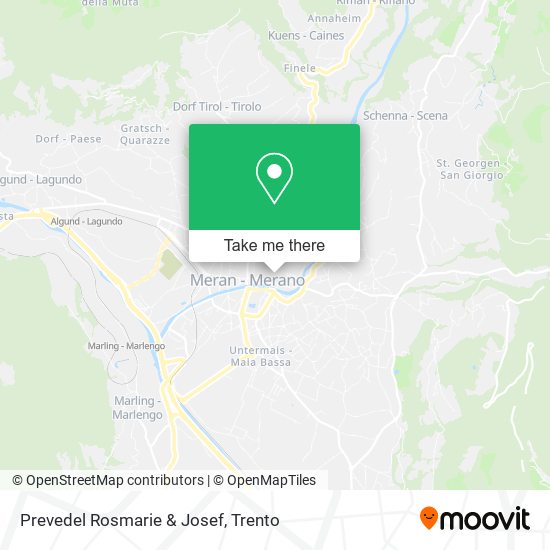 Prevedel Rosmarie & Josef map