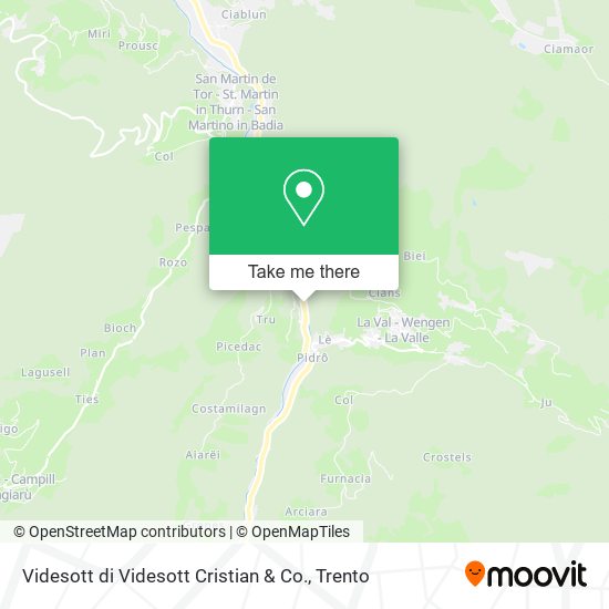 Videsott di Videsott Cristian & Co. map