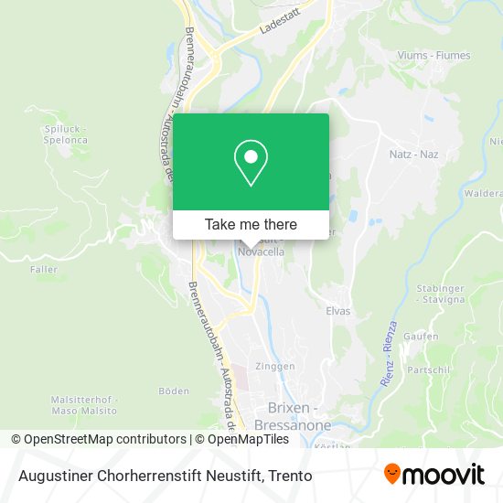 Augustiner Chorherrenstift Neustift map
