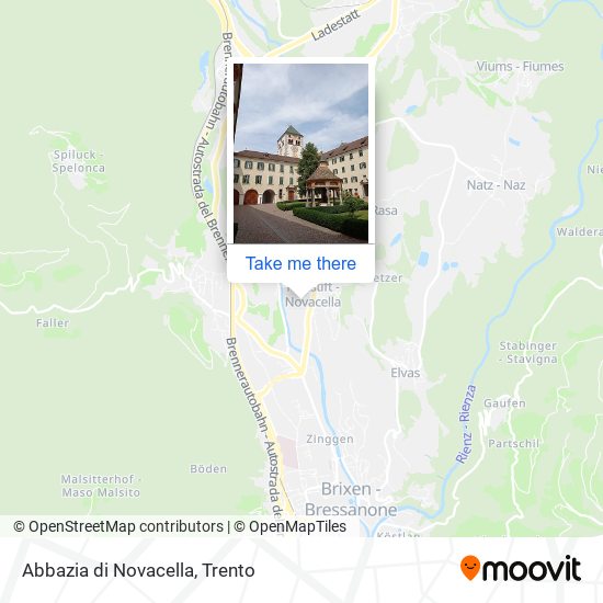 Abbazia di Novacella map