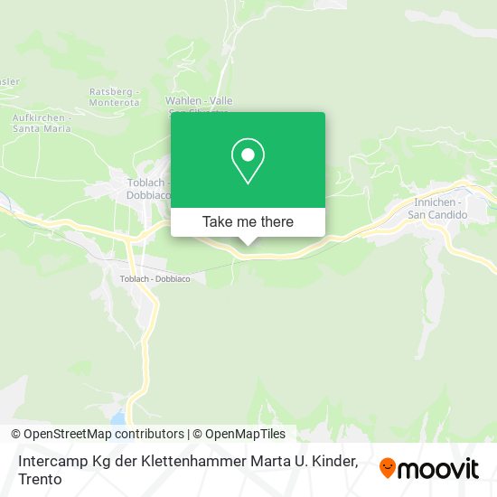 Intercamp Kg der Klettenhammer Marta U. Kinder map