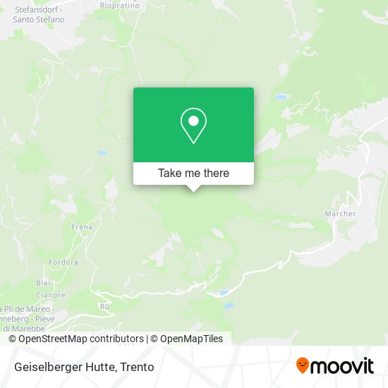 Geiselberger Hutte map