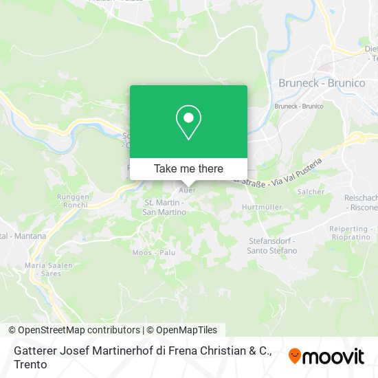 Gatterer Josef Martinerhof di Frena Christian & C. map