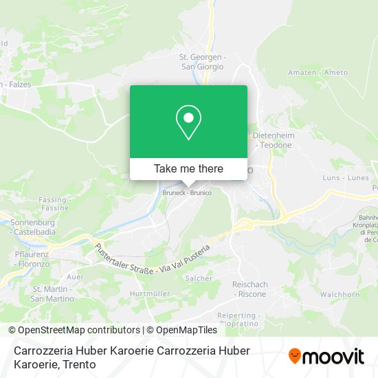 Carrozzeria Huber Karoerie Carrozzeria Huber Karoerie map