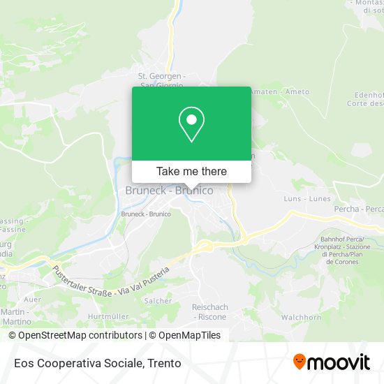 Eos Cooperativa Sociale map