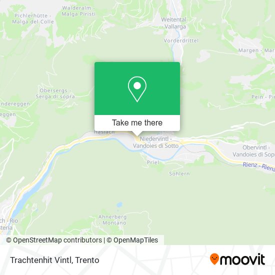 Trachtenhit Vintl map
