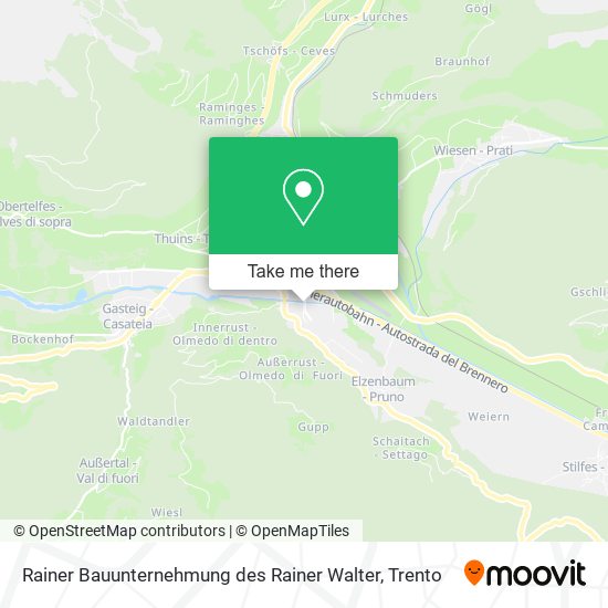 Rainer Bauunternehmung des Rainer Walter map