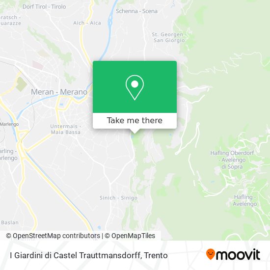 I Giardini di Castel Trauttmansdorff map