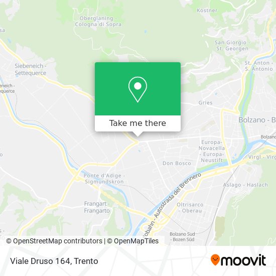 Viale Druso 164 map
