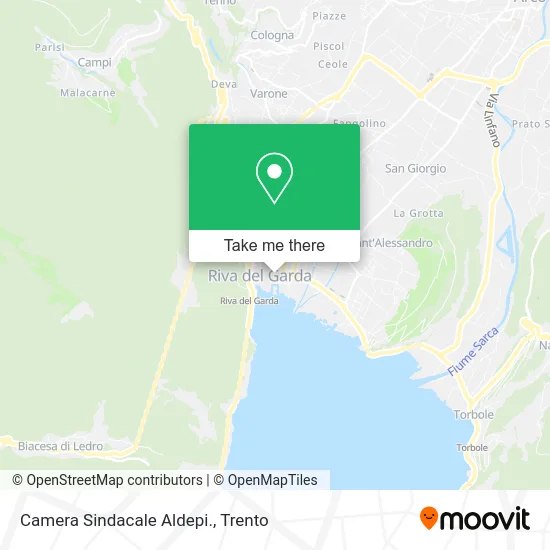 Camera Sindacale Aldepi. map