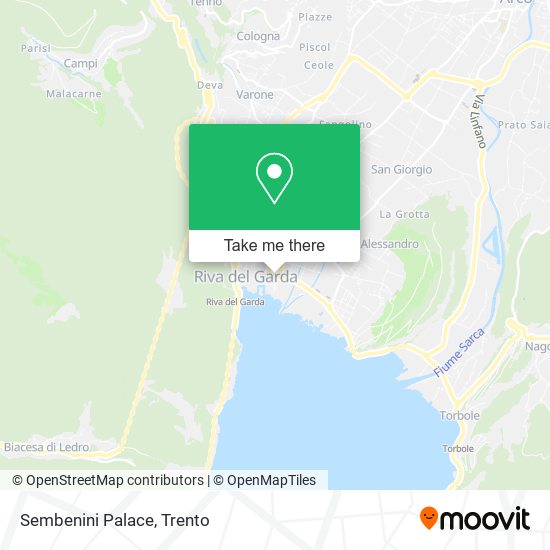 Sembenini Palace map
