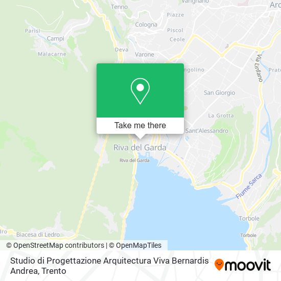 Studio di Progettazione Arquitectura Viva Bernardis Andrea map