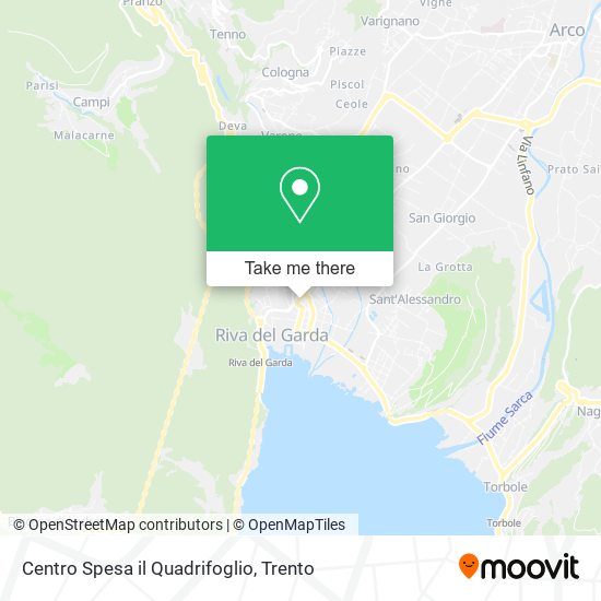 Centro Spesa il Quadrifoglio map