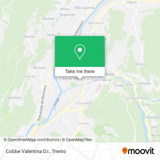 Cobbe Valentina D.I. map