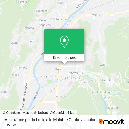 Aociazione per la Lotta alle Malattie Cardiovascolari map