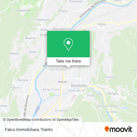 Falco Immobiliare map