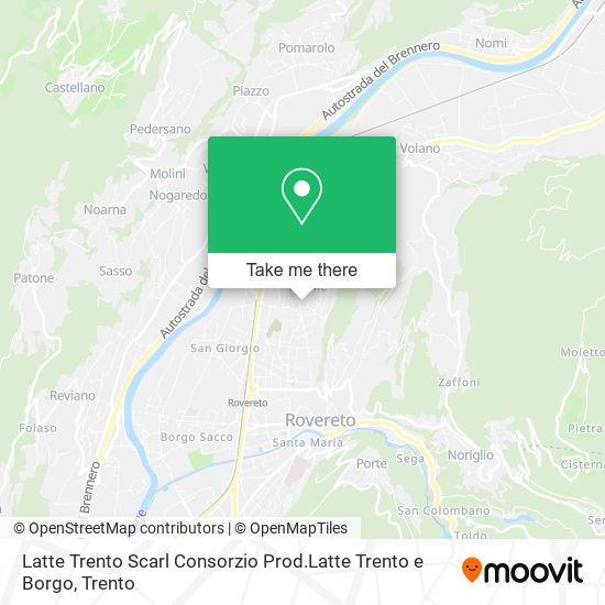 Latte Trento Scarl Consorzio Prod.Latte Trento e Borgo map