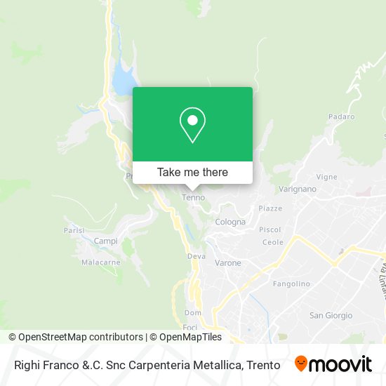 Righi Franco &.C. Snc Carpenteria Metallica map