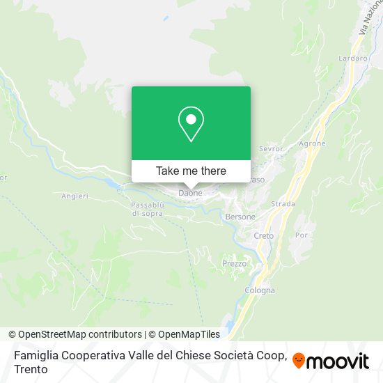 Famiglia Cooperativa Valle del Chiese Società Coop map