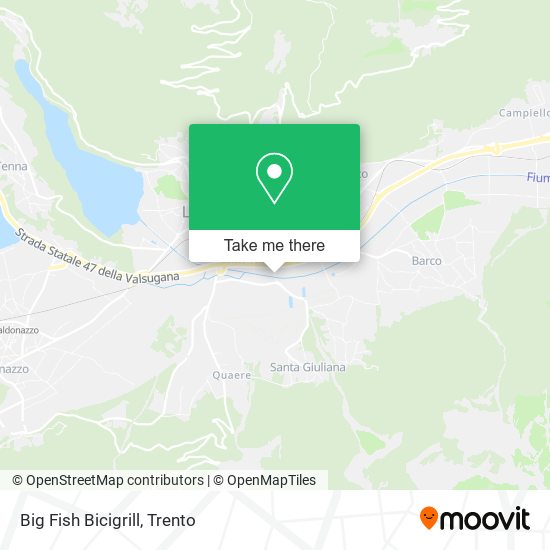 Big Fish Bicigrill map