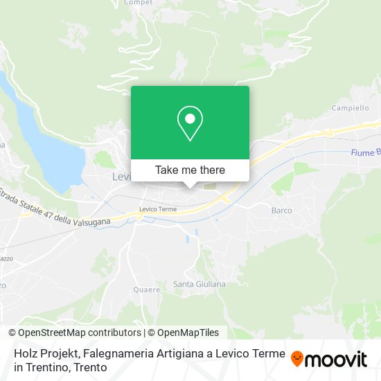 Holz Projekt, Falegnameria Artigiana a Levico Terme in Trentino map