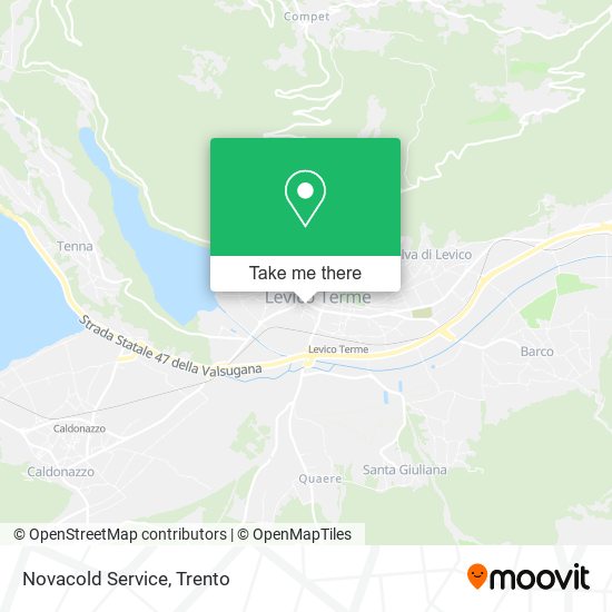 Novacold Service map