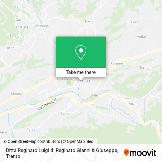 Ditta Reginato Luigi di Reginato Gianni & Giuseppe map