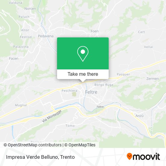 Impresa Verde Belluno map