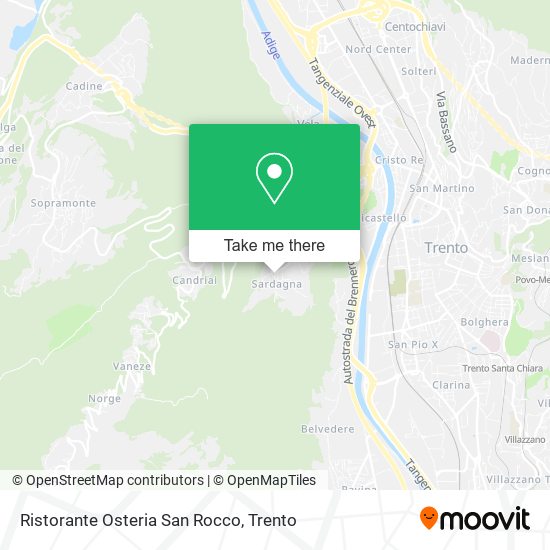 Ristorante Osteria San Rocco map
