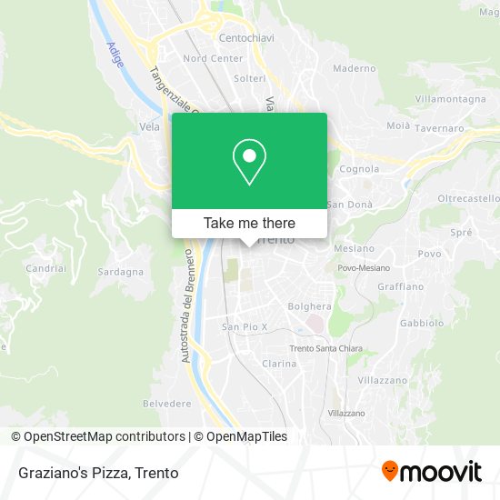 Graziano's Pizza map