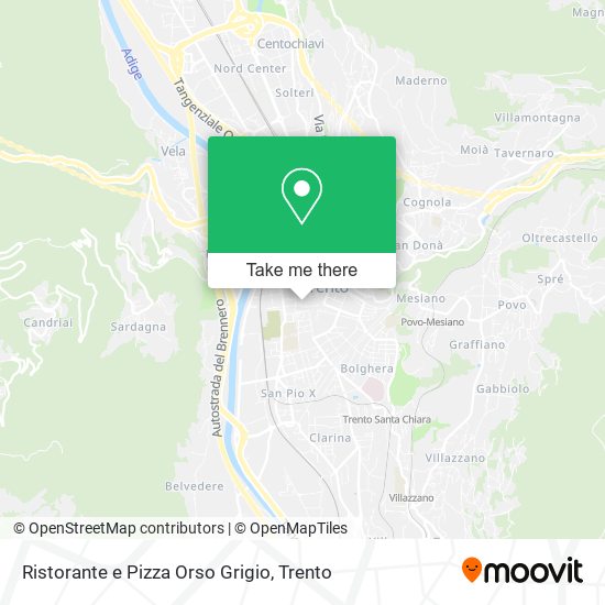 Ristorante e Pizza Orso Grigio map