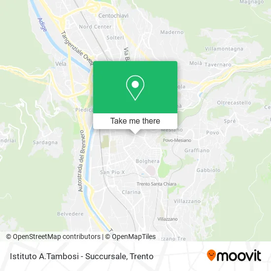 Istituto A.Tambosi - Succursale map