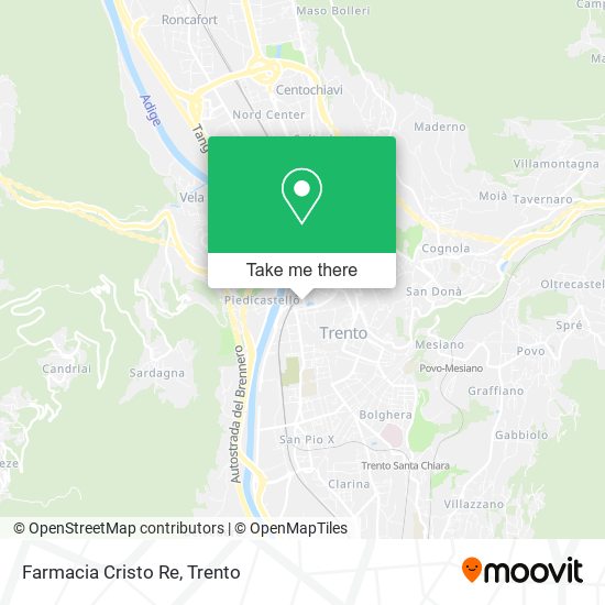 Farmacia Cristo Re map