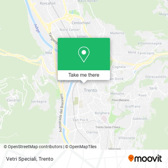 Vetri Speciali map