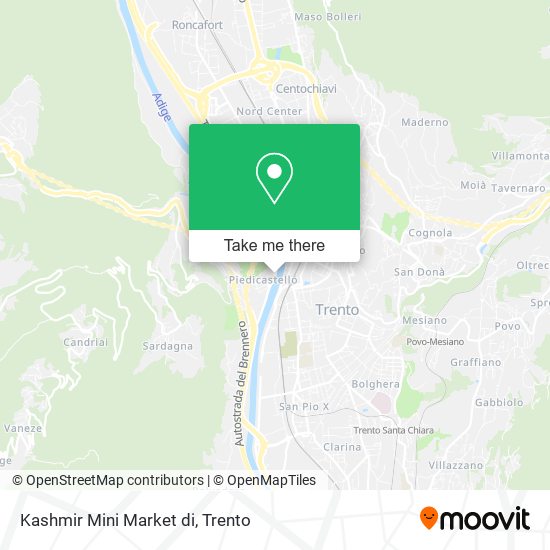 Kashmir Mini Market di map