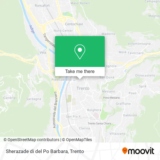 Sherazade di del Po Barbara map