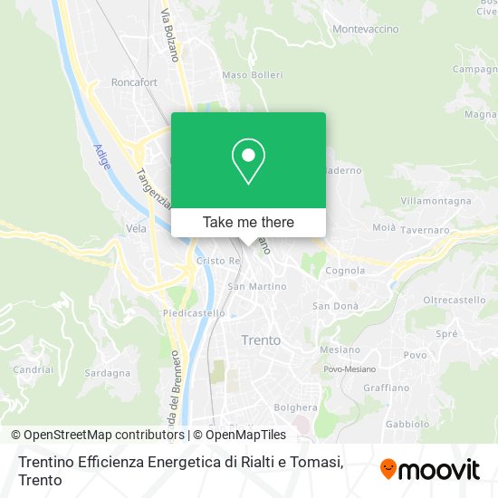 Trentino Efficienza Energetica di Rialti e Tomasi map