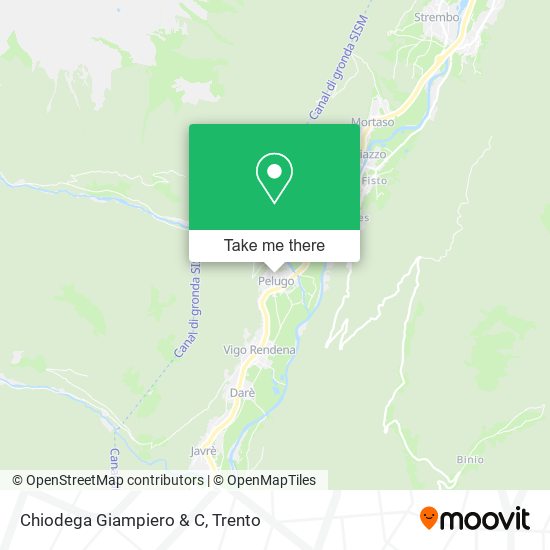Chiodega Giampiero & C map